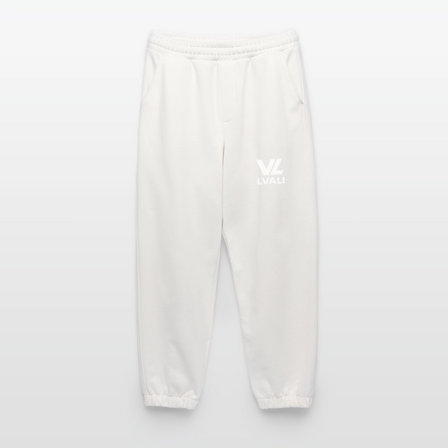 VL LVALI Heavyweight Organic Joggers Made in EU - OFF WHITE