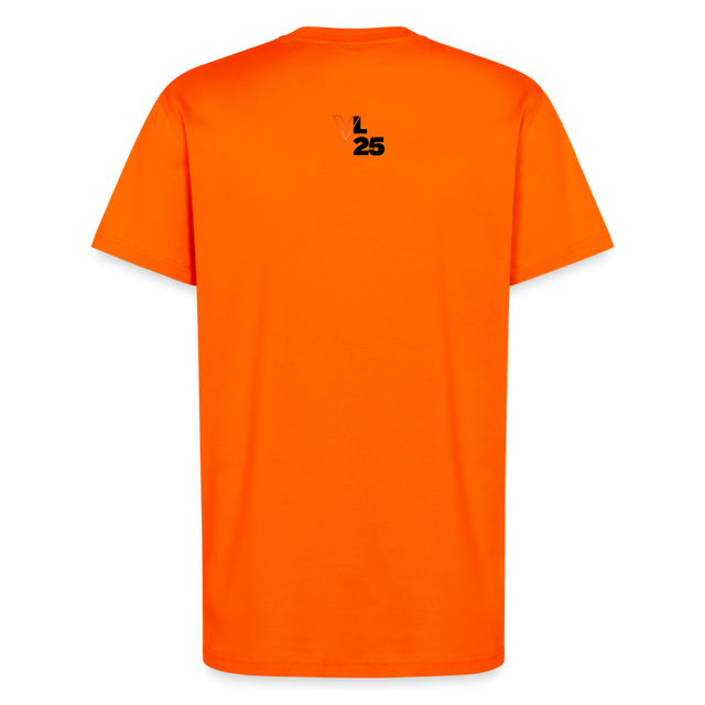 L25 Organic Relaxed T-Shirt Made in EU - SUNSET ORANGE