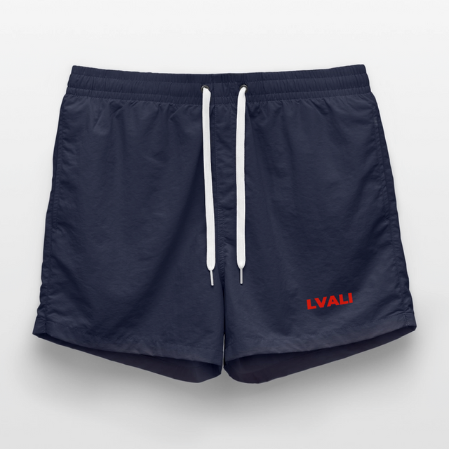 LVALI Swim Trunks - Red - french navy