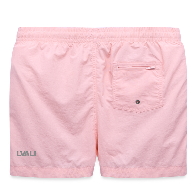 LVALI Mens Swim Trunks - pink