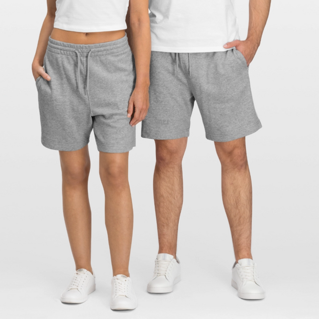 LVALI V Stanley/Stella Trainer Unisex Organic Jogging Shorts - heather grey