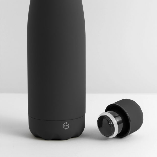 SOFT TOUCH Insulated Water Bottle 500 ml - black