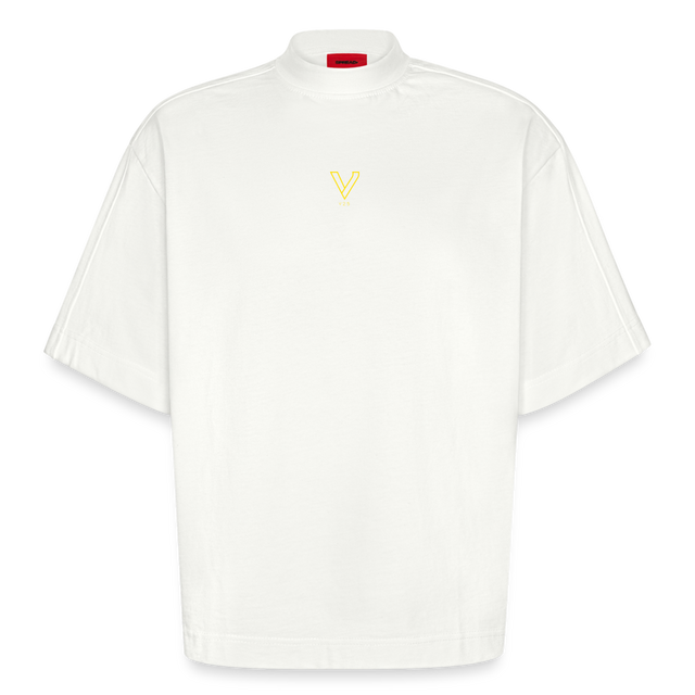 LVALI V Heavyweight Oversized Organic Boxy T-Shirt Made in EU - OFF WHITE