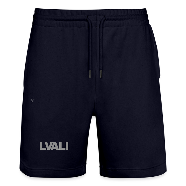 LVALI Stanley/Stella Trainer Unisex Organic Jogging Shorts - dark navy