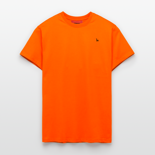 L25 Organic Relaxed T-Shirt Made in EU - SUNSET ORANGE