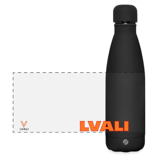 SOFT TOUCH Insulated Water Bottle 500 ml - black