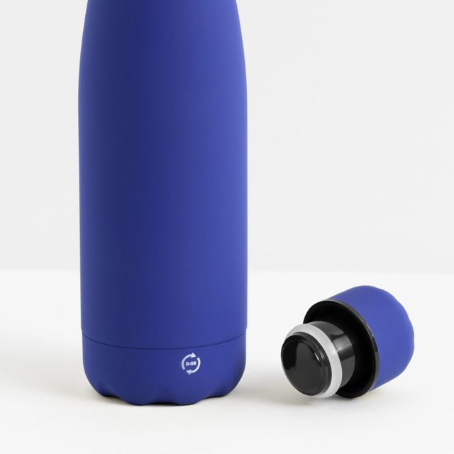 SOFT TOUCH Insulated Water Bottle 500 ml - dark blue