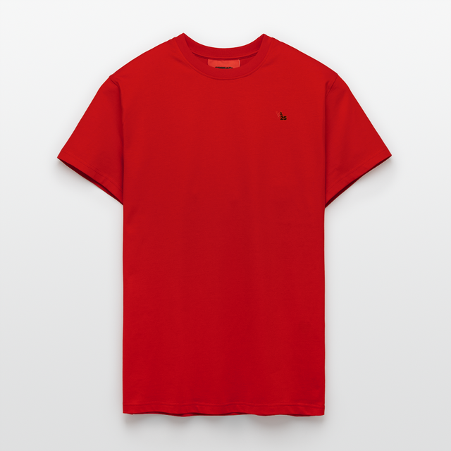 L25 Organic Relaxed T-Shirt Made in EU - red