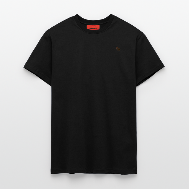 L25 Organic Relaxed T-Shirt Made in EU - SOLID BLACK