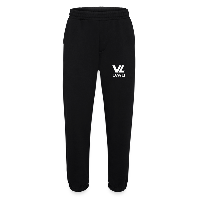 VL LVALI Heavyweight Organic Joggers Made in EU - SOLID BLACK