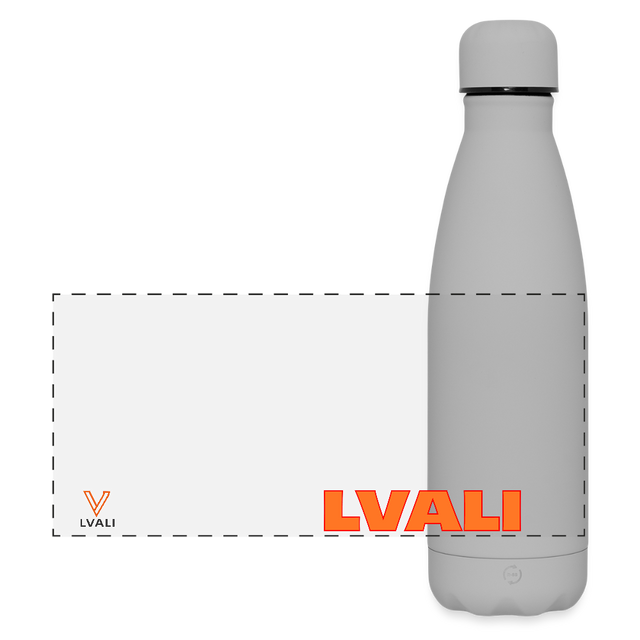 SOFT TOUCH Insulated Water Bottle 500 ml - grey