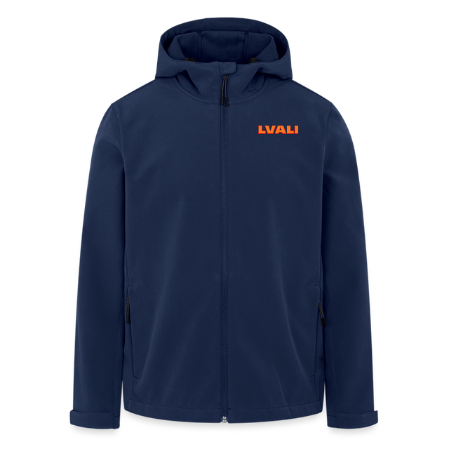 LVALI Men's Recycled Softshell Jacket DISCOVERER - navy