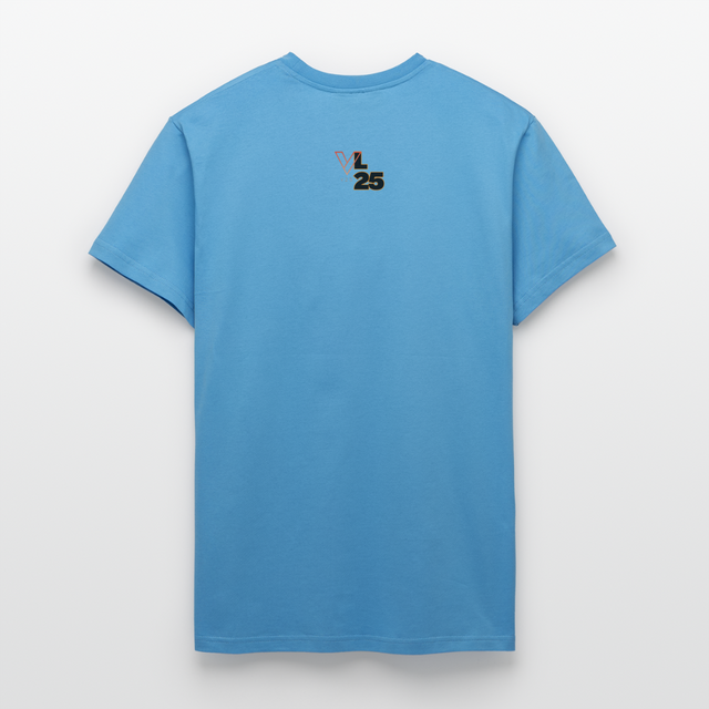 L25 Organic Relaxed T-Shirt Made in EU - Sol Blue