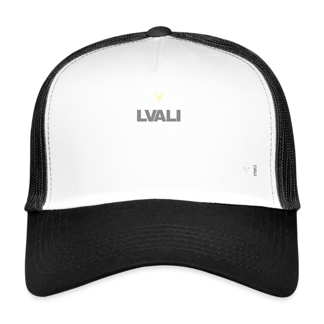 LVALI STACK Trucker Cap - white/black