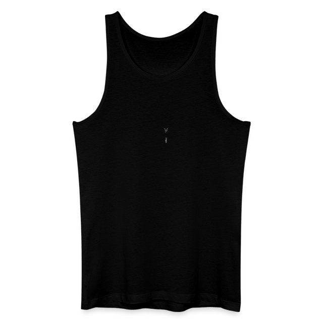 LVALI STACKED Men’s Organic Tank Top - black