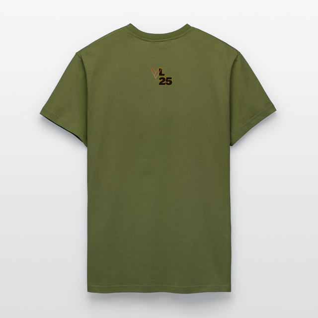 L25 Organic Relaxed T-Shirt Made in EU - MOSS GREEN