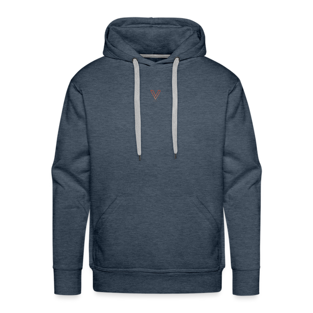 LVALI V Men’s Premium Hoodie - heather denim