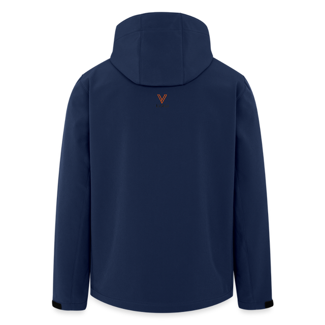 LVALI Men's Recycled Softshell Jacket DISCOVERER - navy