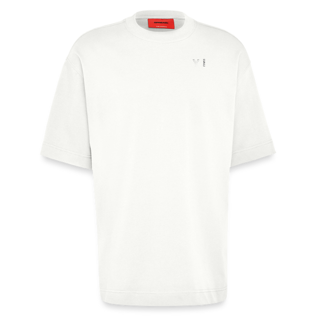 LVALI Stack Heavyweight Oversized Organic T-Shirt Made in EU - OFF WHITE