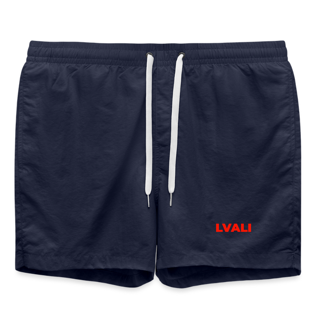LVALI Swim Trunks - Red - french navy