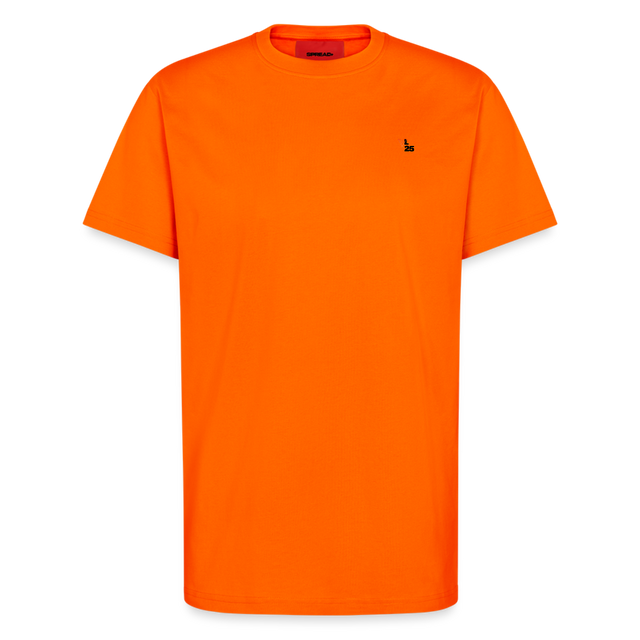 L25 Organic Relaxed T-Shirt Made in EU - SUNSET ORANGE