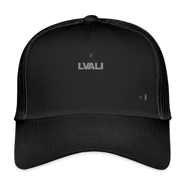 LVALI STACK Trucker Cap - black/black