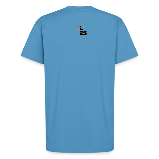 L25 Organic Relaxed T-Shirt Made in EU - Sol Blue