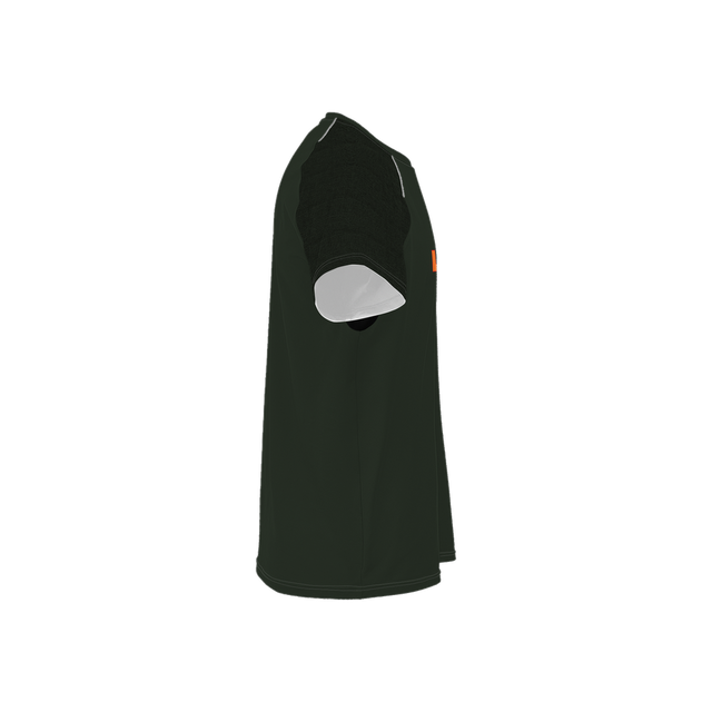 LVALI L25 Green Tribal Bright Running T-Shirt-Dry Fit Heavyweight 225g