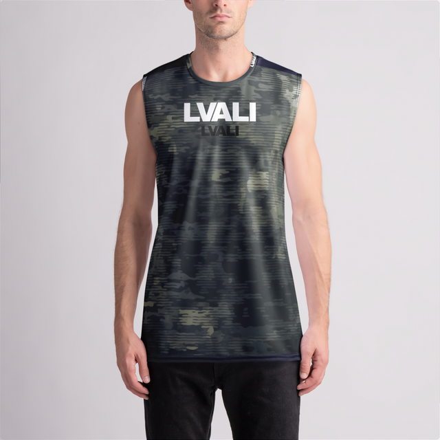 LVALI Camo Muscle Vest Mens Muscle Tank