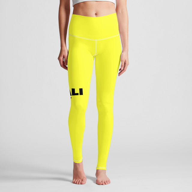 LVALI Bright Yell  High Waist Legging