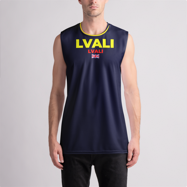 LVALI Brit Gold Mens Muscle Tank