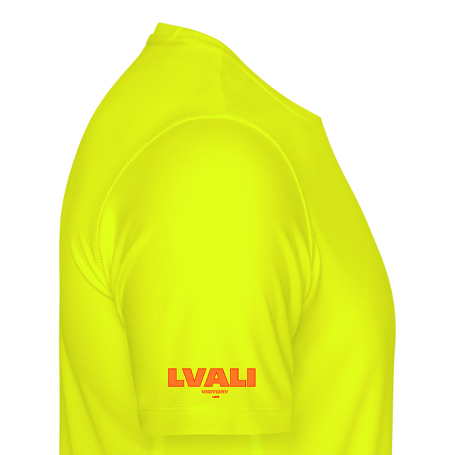 LVALI Dawn Runner JAKO Men's T-Shirt - neon yellow