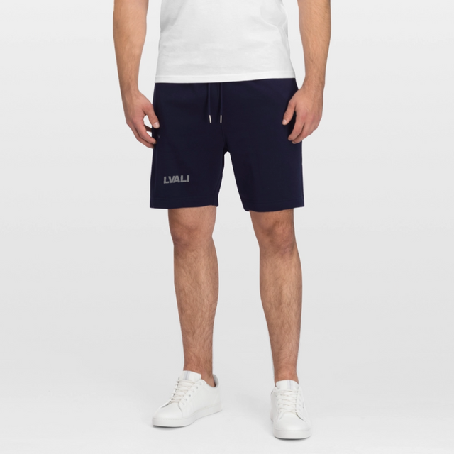 LVALI Stanley/Stella Trainer Unisex Organic Jogging Shorts - dark navy
