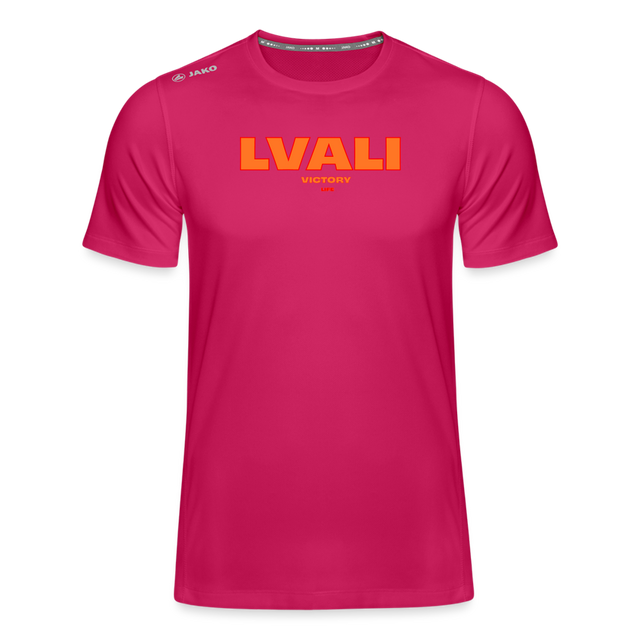 LVALI Dawn Runner JAKO Men's T-Shirt - dark pink