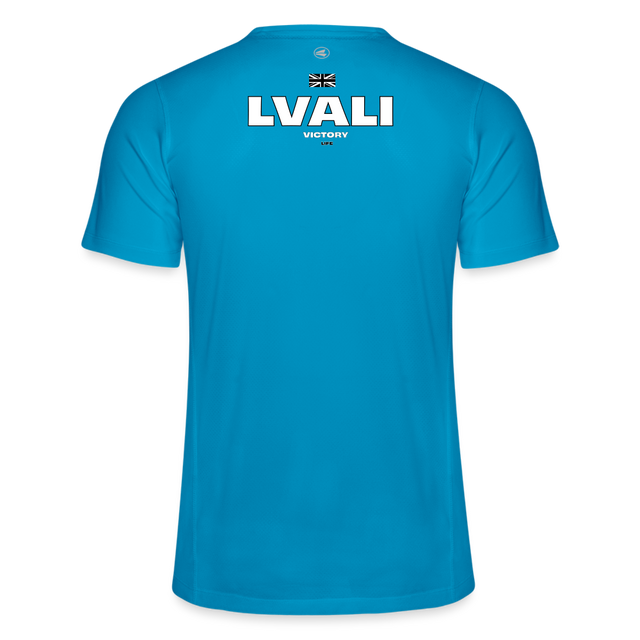 LVALI Dawn Runner JAKO Men's T-Shirt - sapphire blue