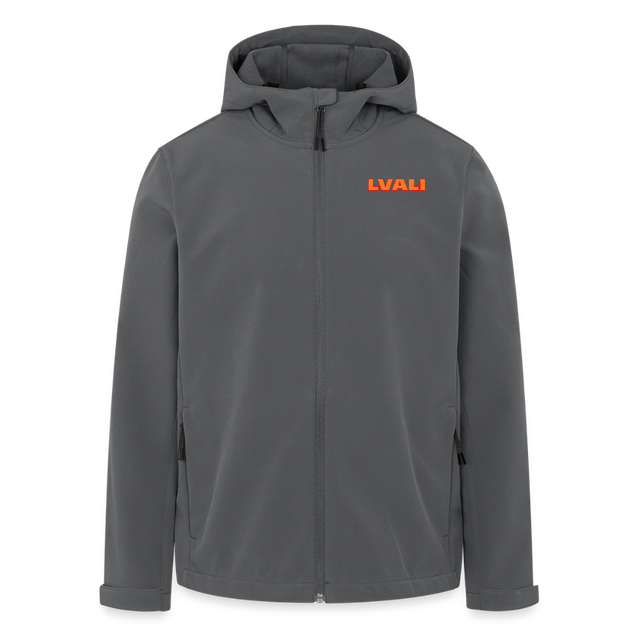 LVALI  Men's Recycled Softshell Jacket DISCOVERER - anthracite