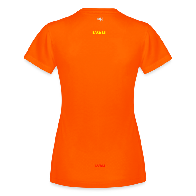 LVALI Bright 2 JAKO Woman's T-Shirt Run 2.0 - neon orange