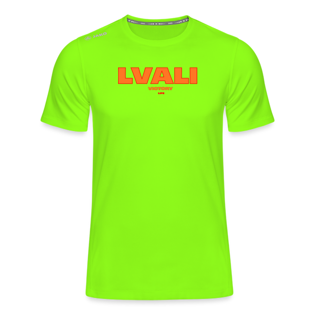 LVALI Dawn Runner JAKO Men's T-Shirt - neon green