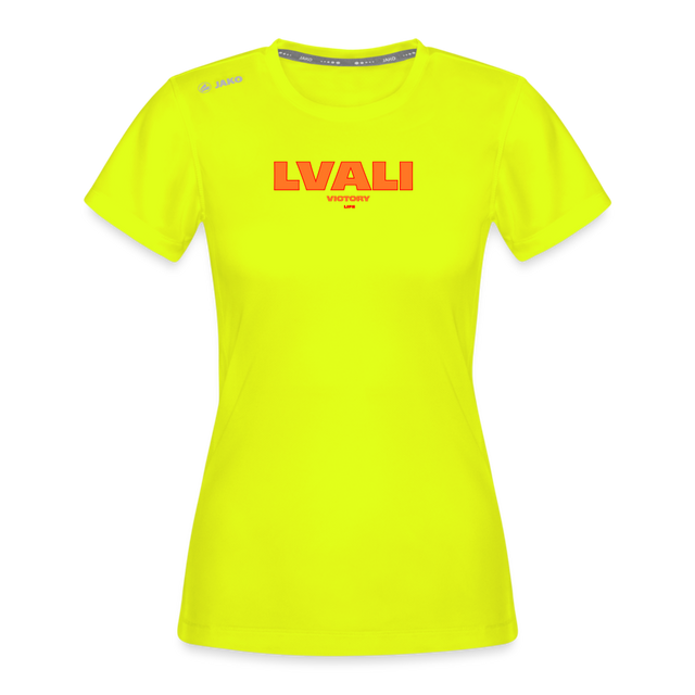 LVALI Elite JAKO Woman's T-Shirt Run 2.0 - neon yellow