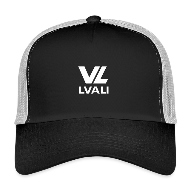LVALI tribe Trucker Cap - black/stone grey