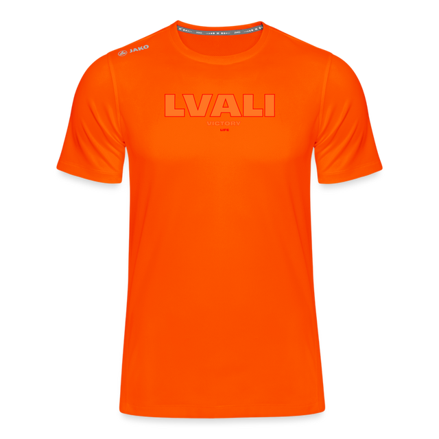 LVALI Dawn Runner JAKO Men's T-Shirt - neon orange