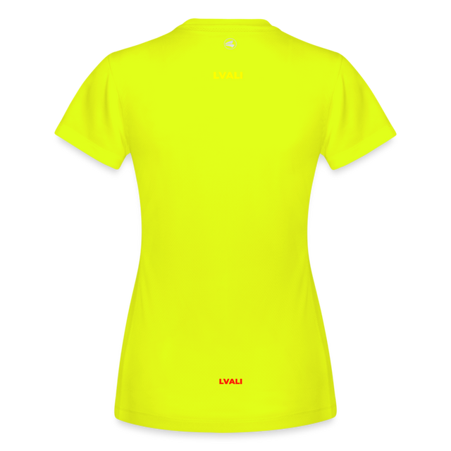 LVALI Bright 2 JAKO Woman's T-Shirt Run 2.0 - neon yellow