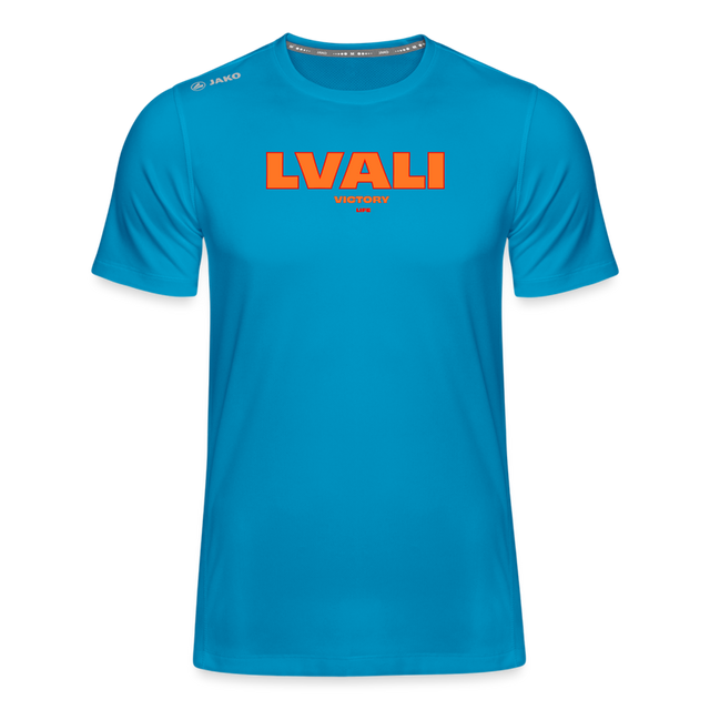 LVALI Dawn Runner JAKO Men's T-Shirt - sapphire blue