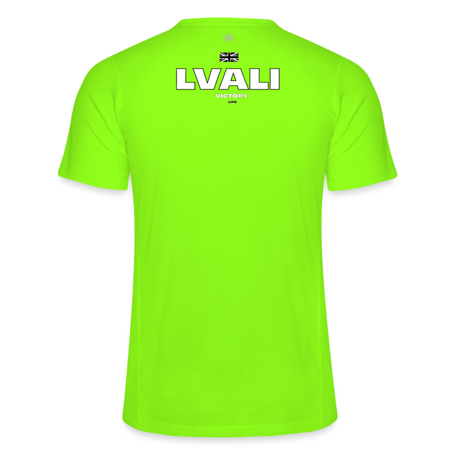 LVALI Dawn Runner JAKO Men's T-Shirt - neon green