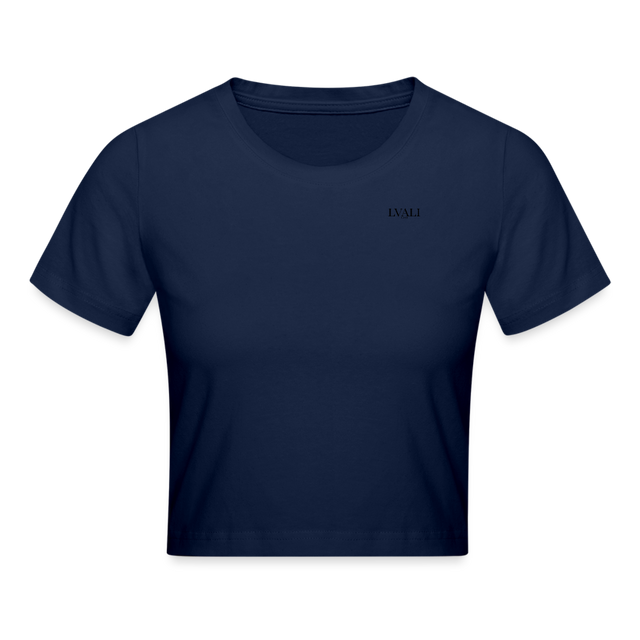 Cropped T-Shirt - light navy