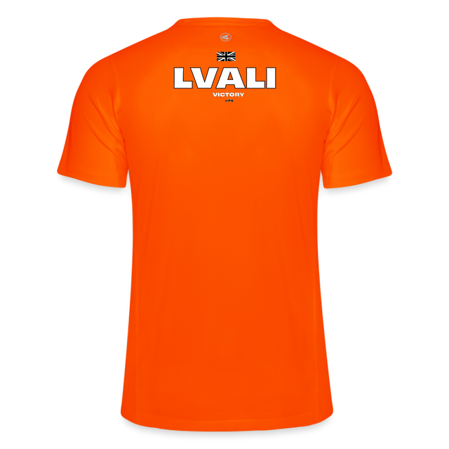 LVALI Dawn Runner JAKO Men's T-Shirt - neon orange