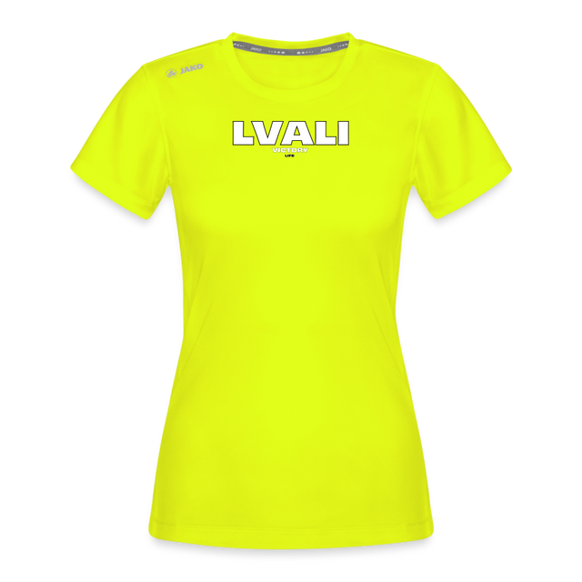 LVALI Bright 2 JAKO Woman's T-Shirt Run 2.0 - neon yellow