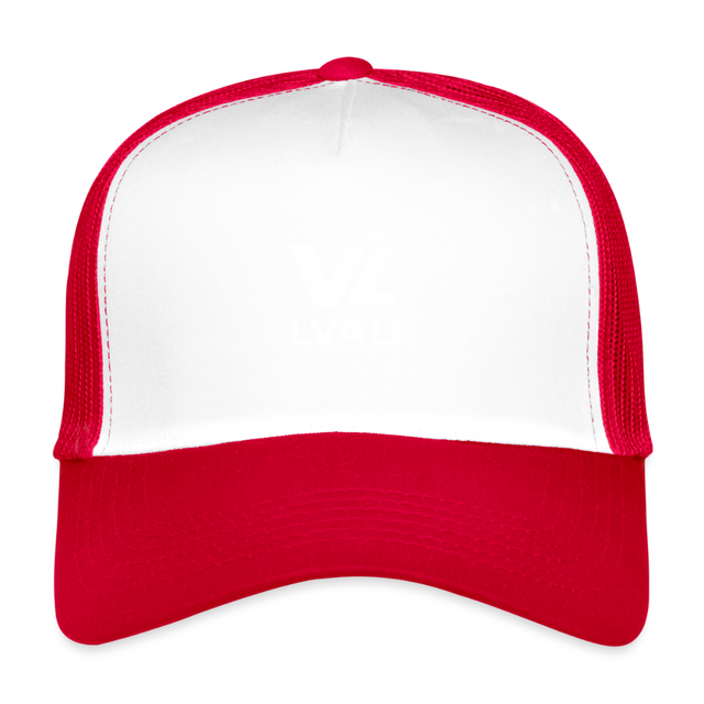 LVALI tribe Trucker Cap - white/red