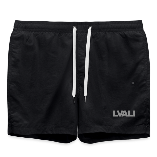 LVALI Mens Swim Trunks - black