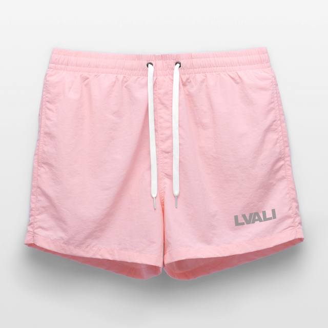 LVALI Mens Swim Trunks - pink